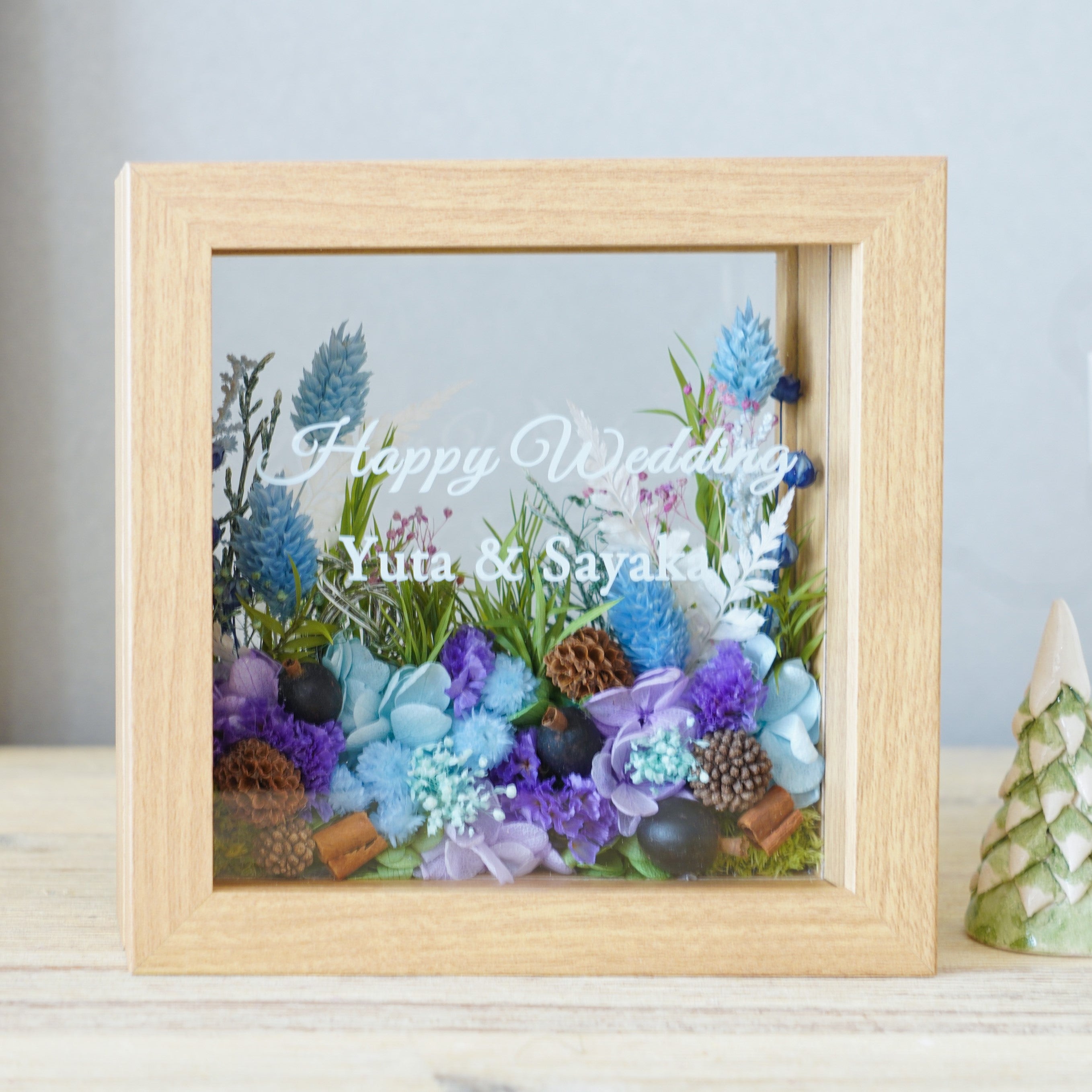 名入れ|ジャルダン・デ・フルール フラワーフレームS