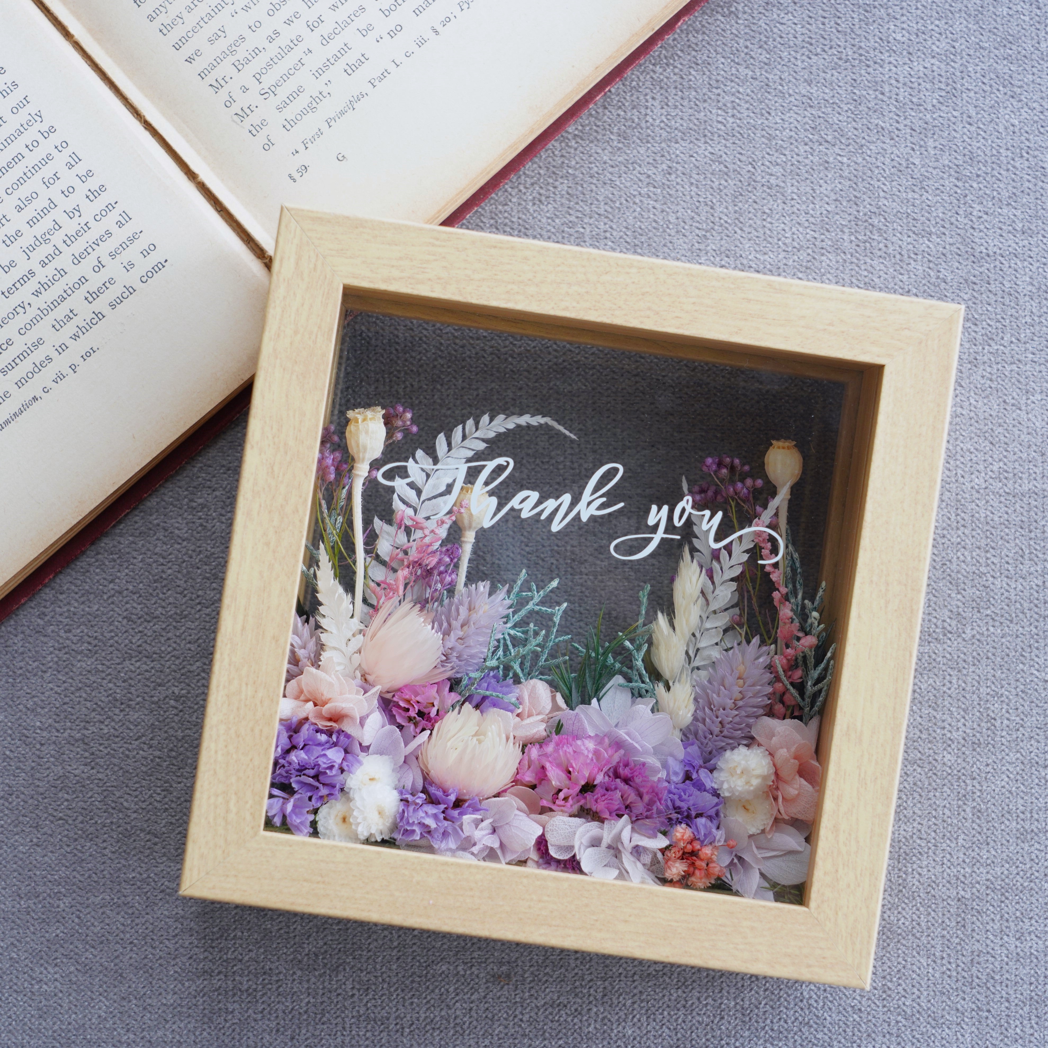 名入れ|ジャルダン・デ・フルール フラワーフレームS