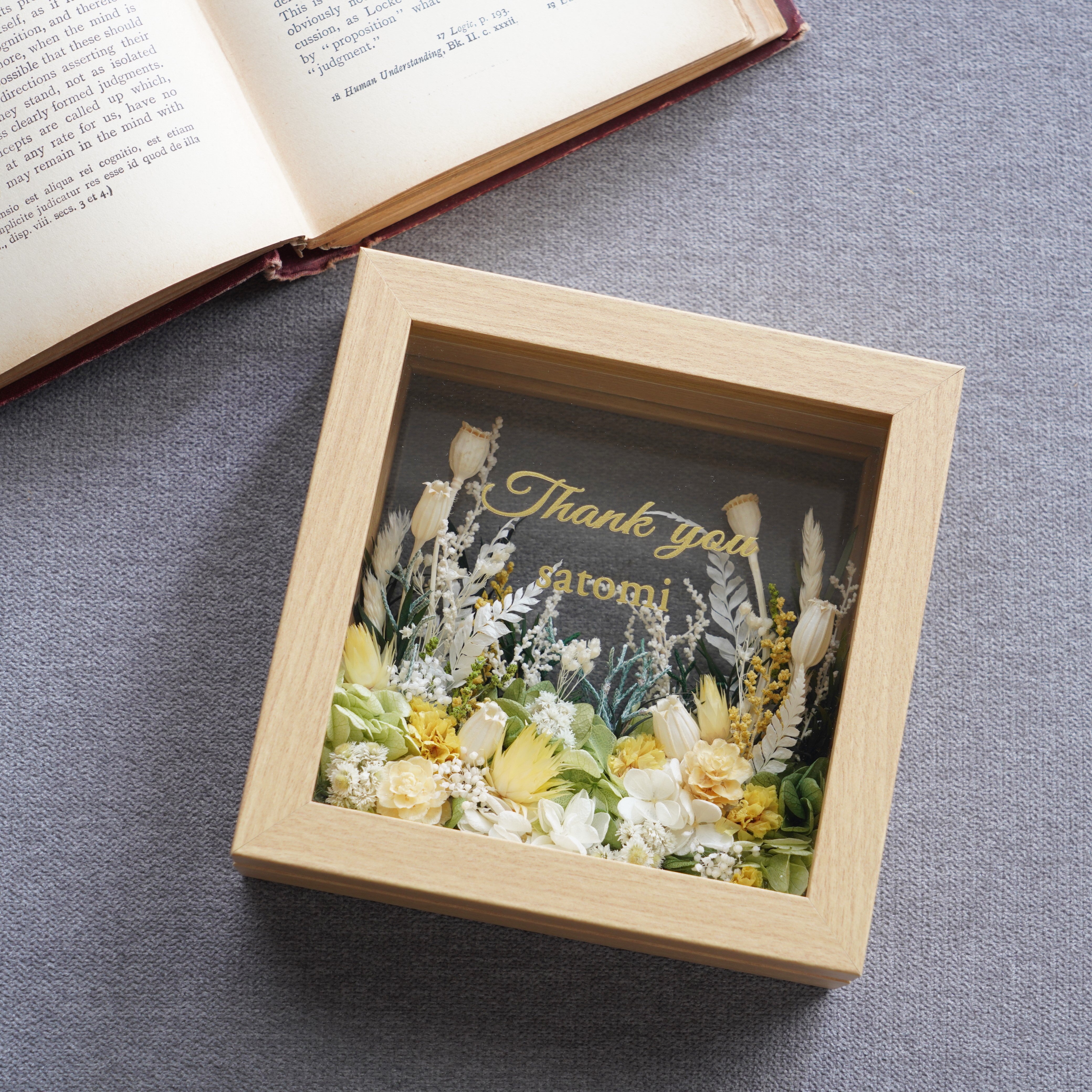 名入れ|ジャルダン・デ・フルール フラワーフレームS