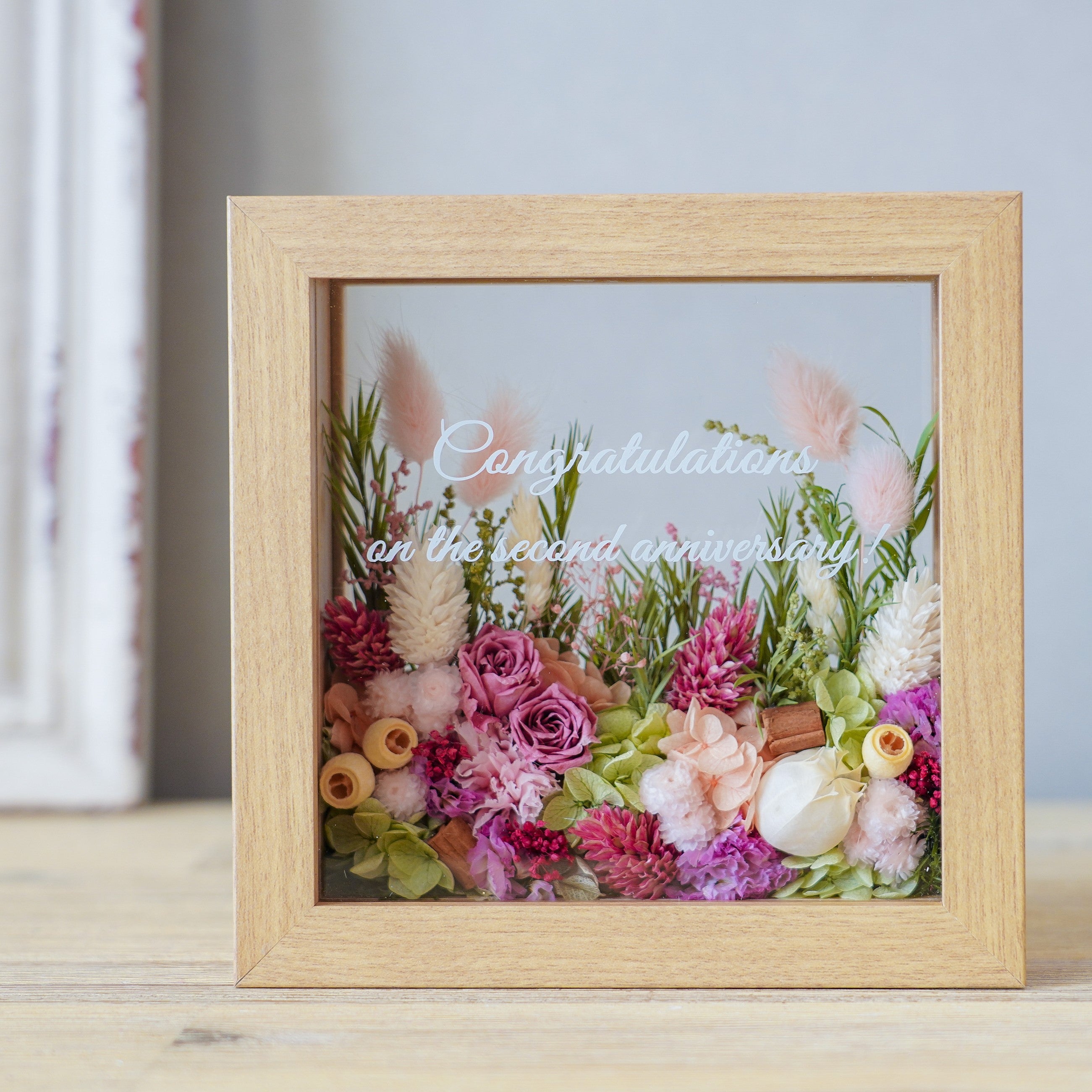 名入れ|ジャルダン・デ・フルール フラワーフレームS