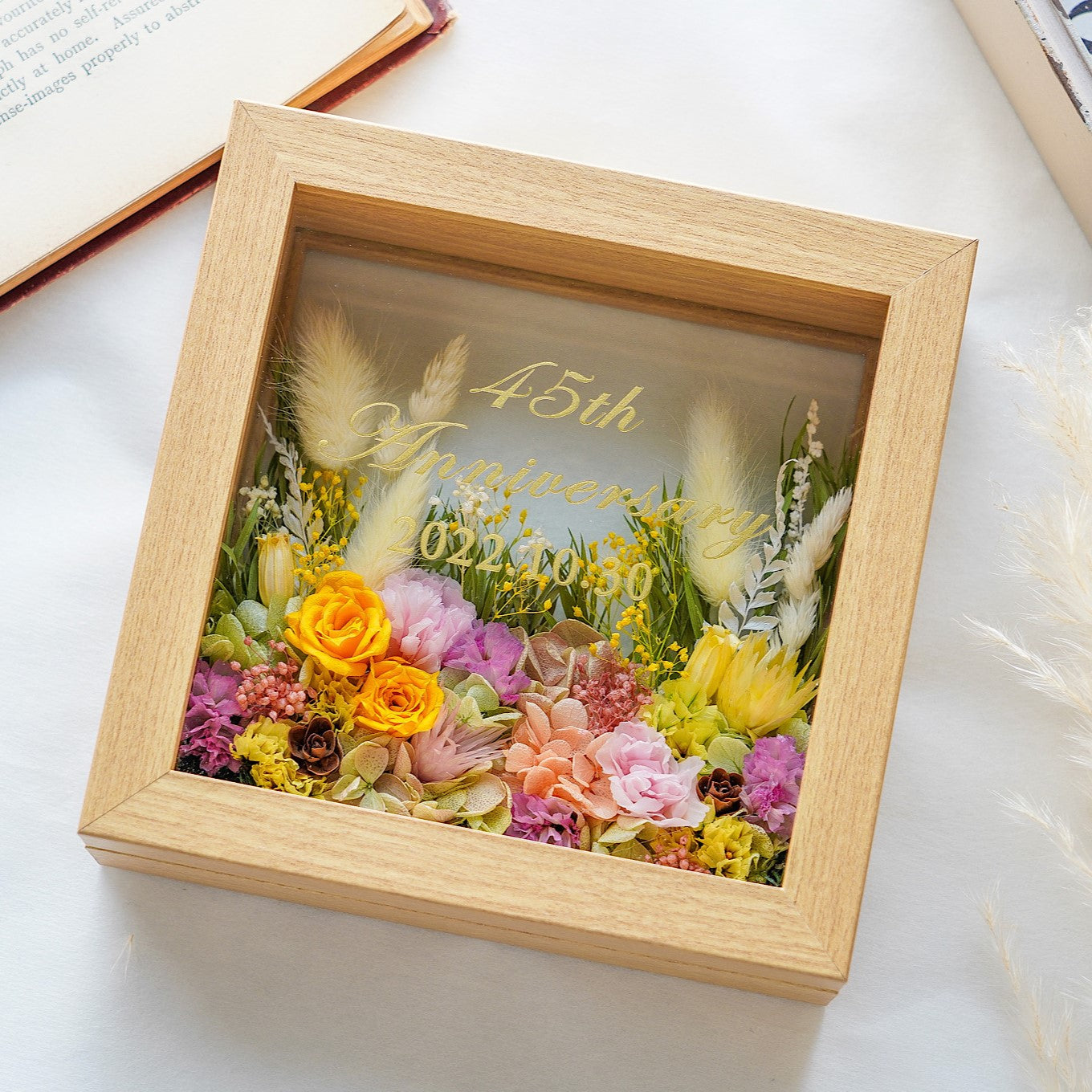 名入れ|ジャルダン・デ・フルール フラワーフレームS