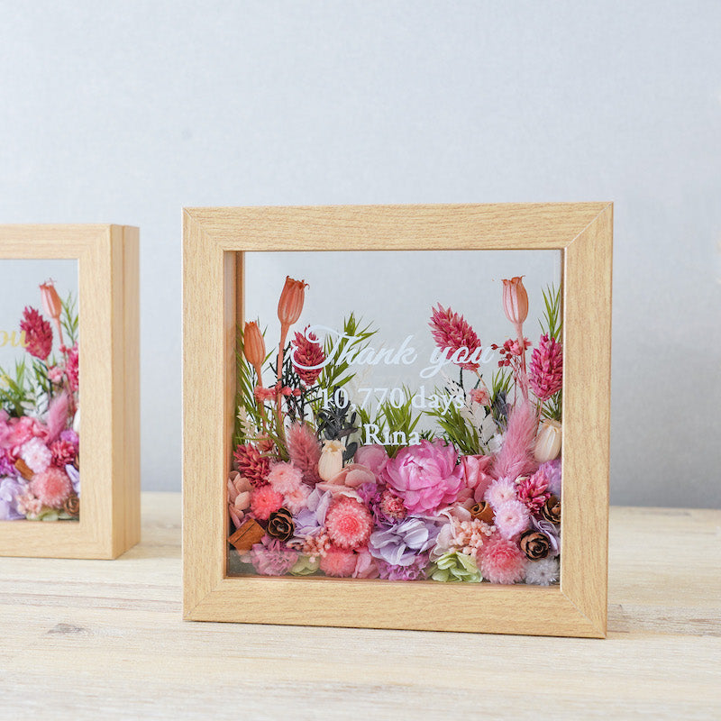 名入れ|ジャルダン・デ・フルール フラワーフレームS