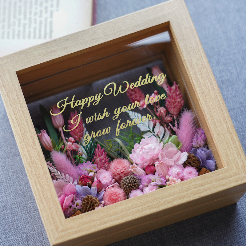 名入れ|ジャルダン・デ・フルール フラワーフレームS