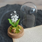［完成品］ガラスドームＳ／スズランの花畑